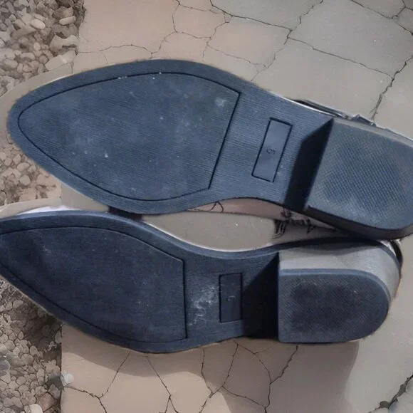 CATO WESTERN COMFORT Women's 9M Pink Faux Leather Silver Buckle Ankle Boots - Picture 7 of 7